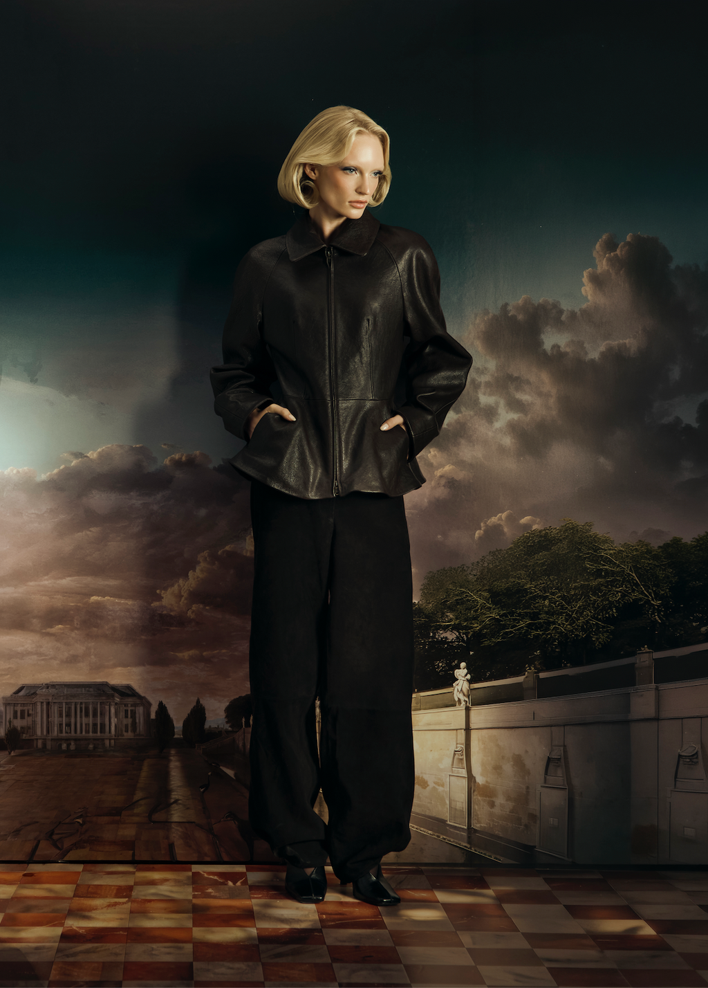 Allegro Brown Leather Jacket