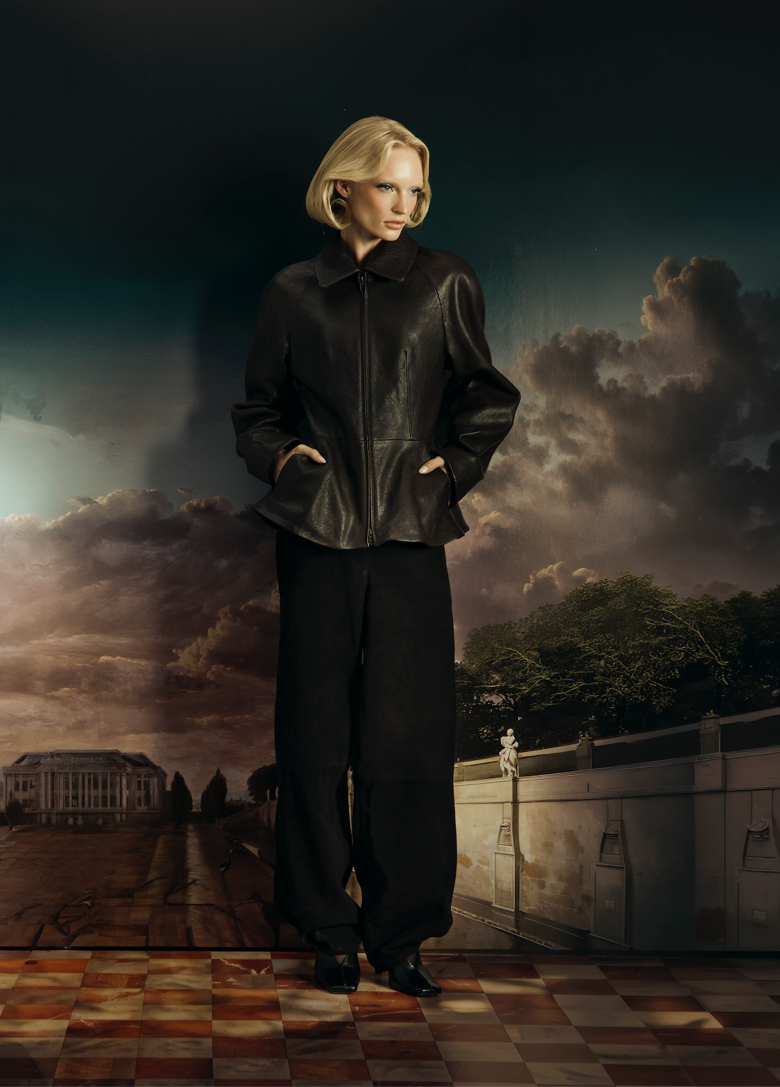 Allegro Brown Leather Jacket