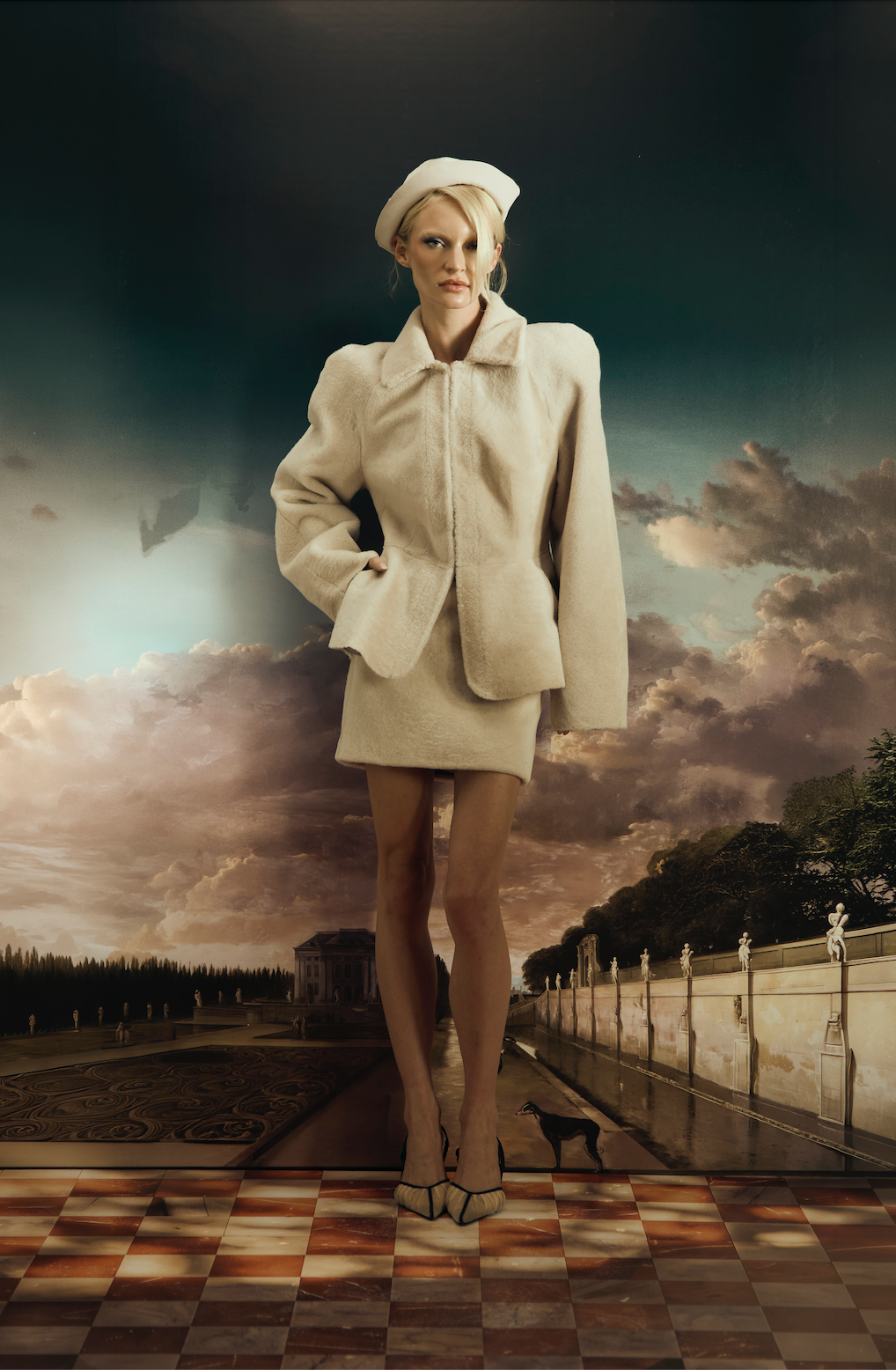 Allegro Beige Shearling Jacket